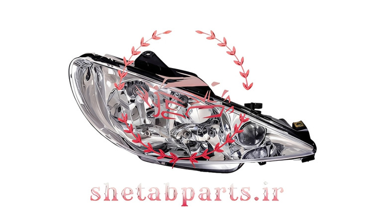 چراغ های جلو 206 برند اذرمدرن